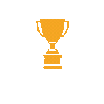 Golden trophy cup symbolizing achievement and success.